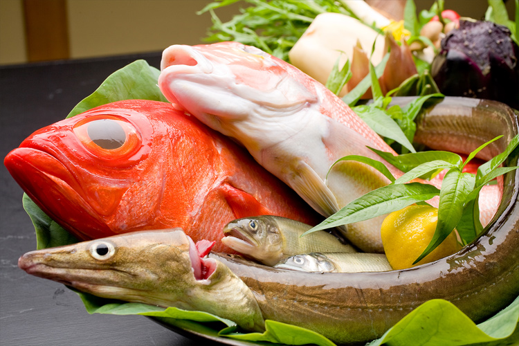 写真：花咲の厳選食材